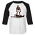 Muhammad Ali Ali Over Liston White/Black Adult Raglan Baseball T-Shirt