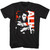 Muhammad Ali Getting Ready Black Adult T-Shirt