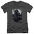 Batman Arkham Knight Perched Charcoal Adult V-Neck T-Shirt