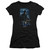 Batman Arkham Knight Batmobile Sheer Black Junior Women's T-Shirt