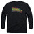 Back To The Future II Logo Long Sleeve Adult 18/1 T-Shirt Black