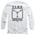 Back To The Future Flux Capacitor Long Sleeve Adult 18/1 T-Shirt White