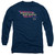 Back To The Future Great Scott Long Sleeve Adult 18/1 T-Shirt Navy