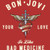Bon Jovi Heart And Dagger Red Heather Adult T-Shirt