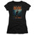 AC/DC Let There Be Rock Junior Women's Sheer T-Shirt Black