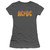 AC/DC Logo Junior Women's Sheer T-Shirt Charcoal