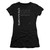AC/DC Back In The Day Kanji Junior Women's Sheer T-Shirt Black
