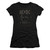 AC/DC Rock Label Junior Women's Sheer T-Shirt Black