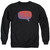 Yes Word Bubble Adult Crewneck Sweatshirt Black