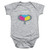 Yes 90125 Infant Baby Snapsuit Romper Athletic Heather