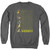 Genesis The Carpet Crawlers Adult Crewneck Sweatshirt Charcoal