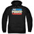 The Police Three Stripes Logo Adult Pullover Hoodie Sweatshirt Black