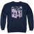 Pink Floyd Paint Box Adult Crewneck Sweatshirt Navy