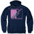 Pink Floyd Welcome To The Machine Adult Pullover Hoodie Sweatshirt Navy