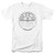 Sun Records Crusty Logo S/S Adult 18/1 T-Shirt White