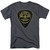 Sun Records Guitar Pick S/S Adult 18/1 T-Shirt Charcoal
