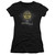 Sun Records Rockin Scrolls S/S Junior Women's T-Shirt Sheer Black