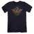Wonder Woman Movie Power Stance and Emblem Premium S/S Adult 30/1 T-Shirt Navy