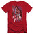Wonder Woman Movie American Hero S/S Adult 30/1 T-Shirt Red