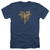 Wonder Woman Movie Sword Emblem Adult T-Shirt Heather Navy