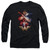 Wonder Woman Movie Arms Crossed Long Sleeve Adult 18/1 T-Shirt Black