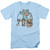 Wizard of Oz We're Off To See Wizard S/S Adult 18/1 T-Shirt Light Blue