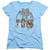 Wizard of Oz We're Off To See Wizard S/S Women's T-Shirt Light Blue