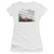 Wizard of Oz Size 7 S/S Junior Women's T-Shirt Sheer White