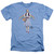 Wizard of Oz Over The Rainbow Adult T-Shirt Heather Light Blue