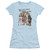 Wizard of Oz Oh My S/S Junior Women's T-Shirt Sheer Light Blue