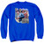 Elvis Presley Ranch Adult Crewneck Sweatshirt Royal Blue