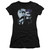Elvis Presley Hillbilly Cat Junior Women's Sheer T-Shirt Black