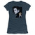 Elvis Presley Blue Rocker Junior Women's Sheer T-Shirt Indigo