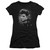 Elvis Presley Sweater Junior Women's Sheer T-Shirt Black