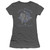 Elvis Presley Rock and Roll Junior Women's Sheer T-Shirt Charcoal