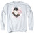 Elvis Presley Love Me Tender Adult Crewneck Sweatshirt White