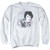 Elvis Presley Lonesome Tonight Adult Crewneck Sweatshirt White