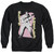 Elvis Presley Pink Rock Adult Crewneck Sweatshirt Black