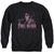 Elvis Presley The King Adult Crewneck Sweatshirt Black