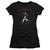 Elvis Presley Viva Las Vegas Star Junior Women's Sheer T-Shirt Black