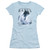Elvis Presley Blue Vegas Junior Women's Sheer T-Shirt Light Blue