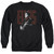 Elvis Presley Red Guitarman Adult Crewneck Sweatshirt Black