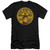 Sun Records Elvis Full Sun Label Premium Canvas Adult Slim Fit 30/1 T-Shirt Black
