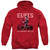 Elvis Presley Return Of The King Adult Pullover Hoodie Sweatshirt Red