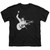 Elvis Presley Black And White Guitarman Youth T-Shirt Black