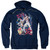 Elvis Presley Eagle Elvis Adult Pullover Hoodie Sweatshirt Navy