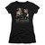 Elvis Presley 75 Years Junior Women's Sheer T-Shirt Black