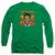 Elvis Presley Gold Records Adult Long Sleeve T-Shirt Kelly Green
