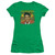 Elvis Presley Gold Records Junior Women's Sheer T-Shirt Kelly Green