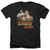 Elvis Presley Teddy Bear Adult Heather T-Shirt Black